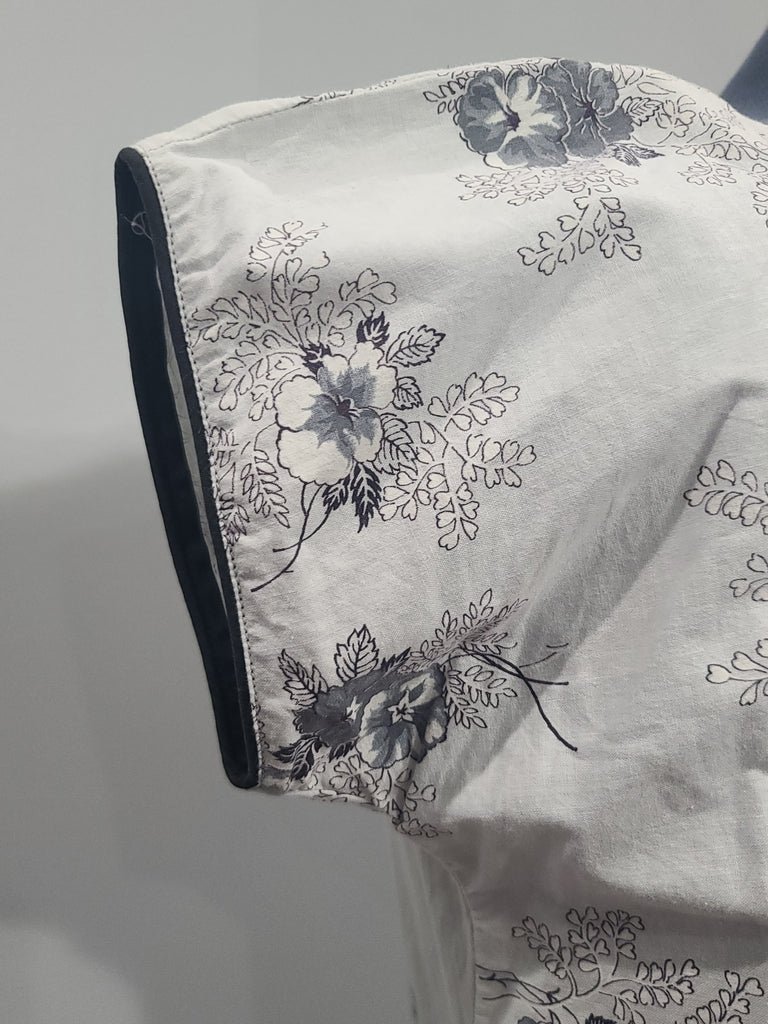 Flower Print Light Blue Dress(B-40' W-35' H-43') — image 12