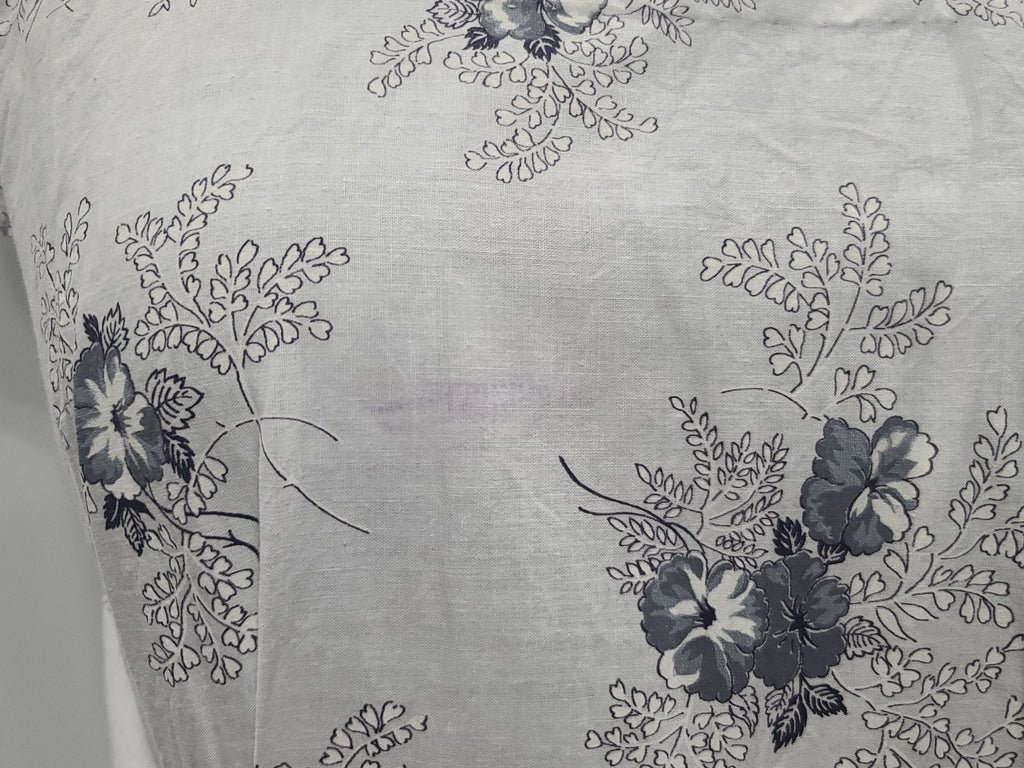 Flower Print Light Blue Dress(B-40' W-35' H-43') — image 6