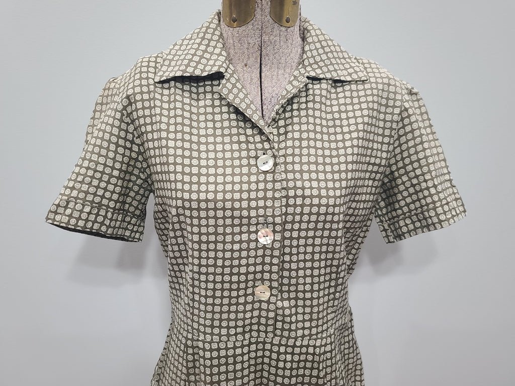 Diamond Gemstone Print Dress(B-36.5' W-30' H-39') — image 5