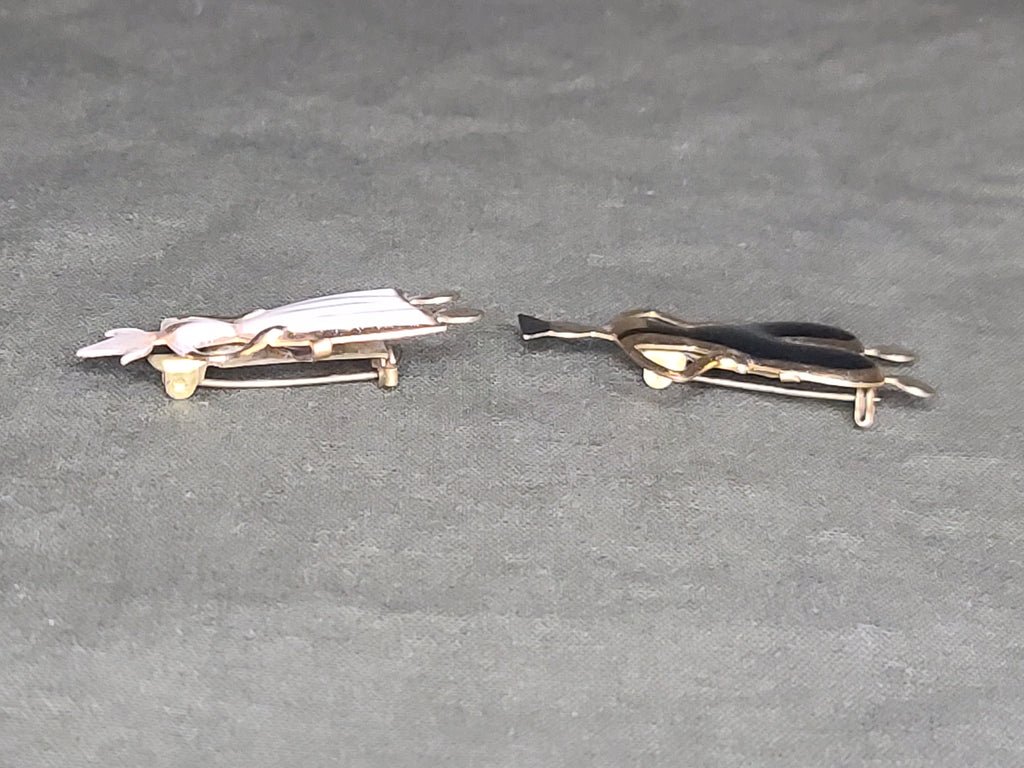 Dancing Man and Woman Pin Set — image 3