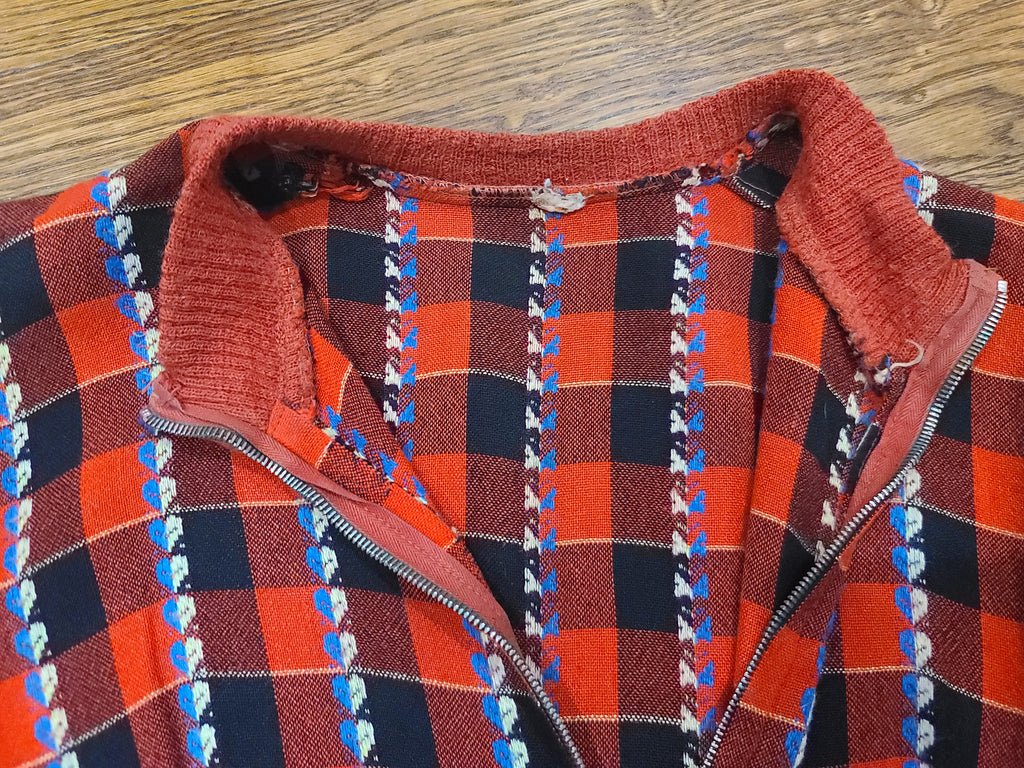 German Red and Black Plaid Dress with Heart Designs(B-38' W-32' H-48') — image 14