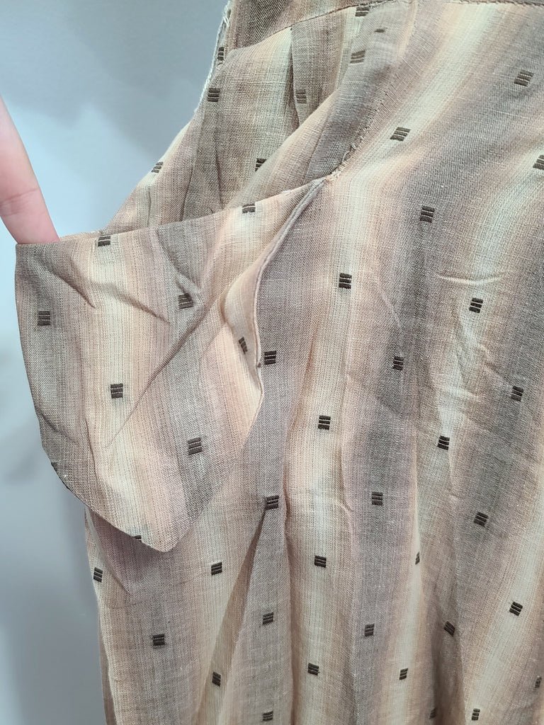 Brown Tan Stripe Dress(B-38' W-28' H-40') — image 8