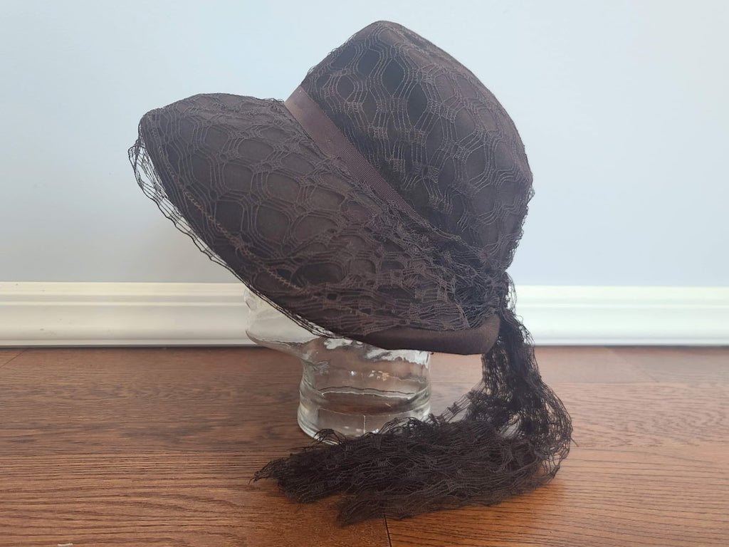 Brown Hat with Netting — image 2