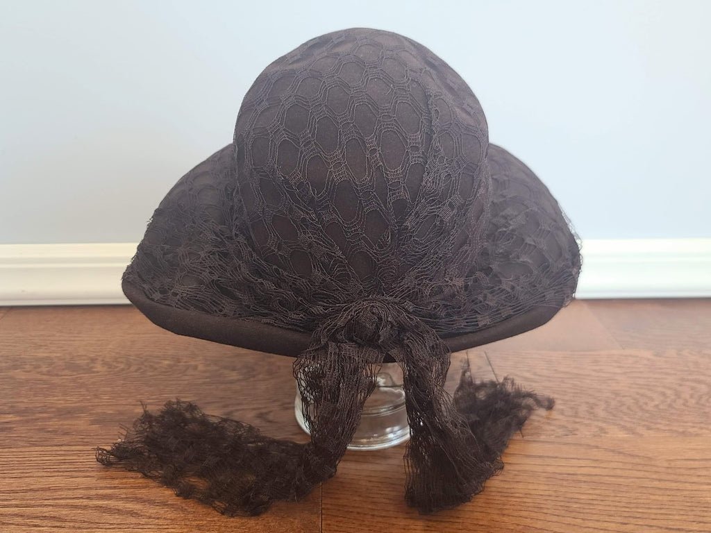 Brown Hat with Netting — image 3