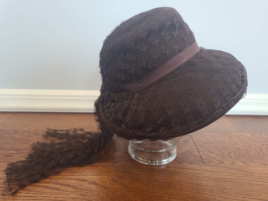 Brown Hat with Netting — image 4