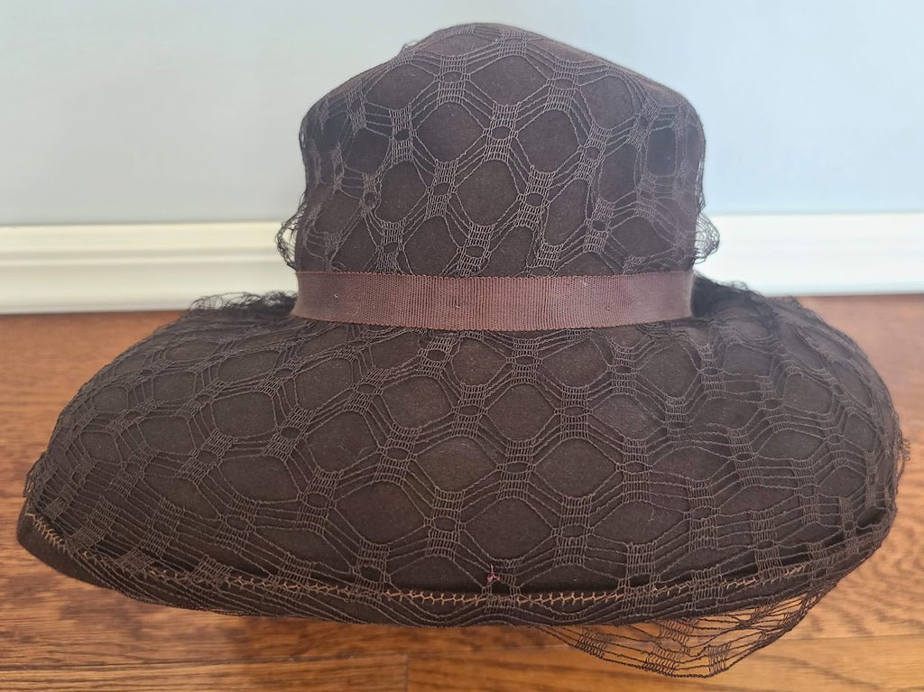 Brown Hat with Netting — image 5