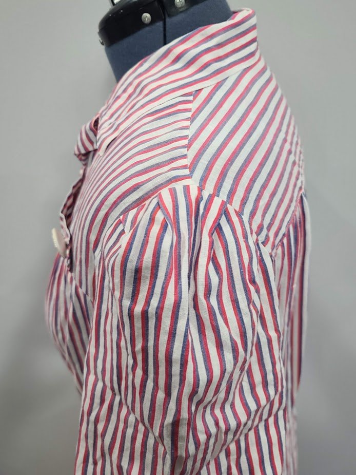 Red White and Blue Stripe Patriotic Dress with USN Sweetheart Buttons(B-48' W-41.5' H-50') — image 11