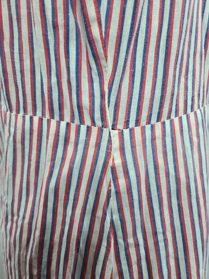 Red White and Blue Stripe Patriotic Dress with USN Sweetheart Buttons(B-48' W-41.5' H-50') — image 12