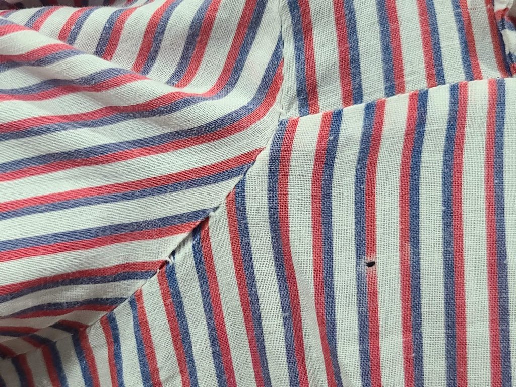 Red White and Blue Stripe Patriotic Dress with USN Sweetheart Buttons(B-48' W-41.5' H-50') — image 15