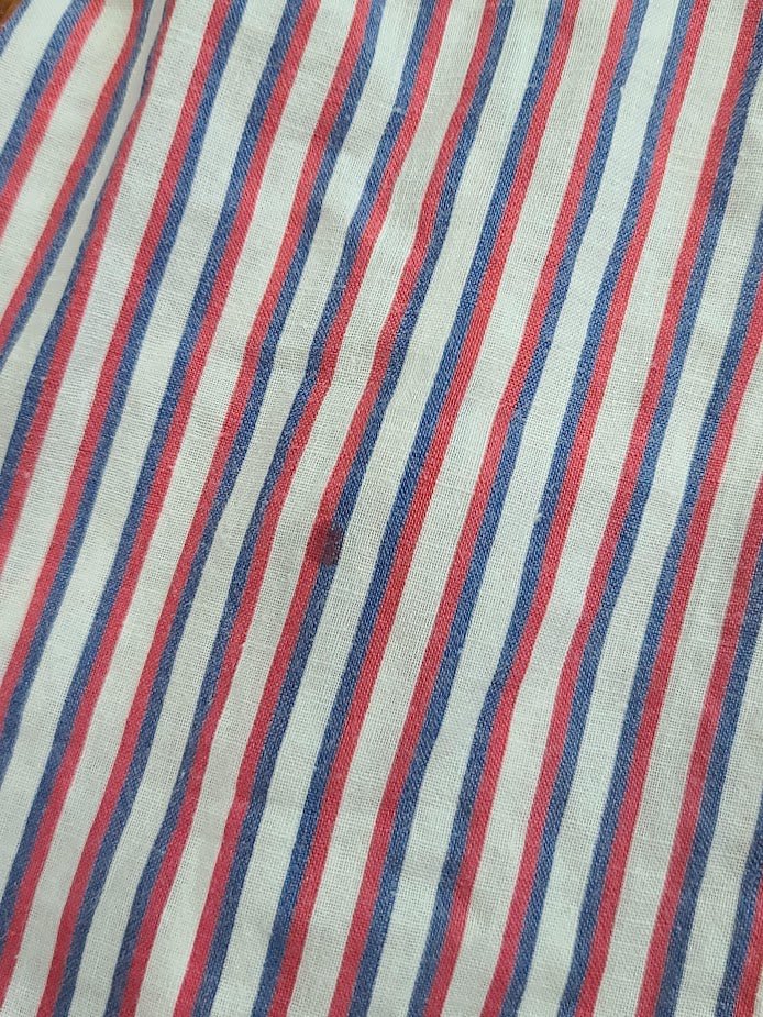 Red White and Blue Stripe Patriotic Dress with USN Sweetheart Buttons(B-48' W-41.5' H-50') — image 16