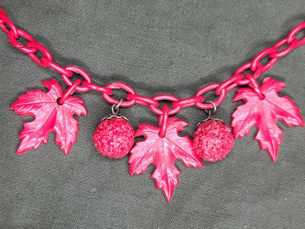 Red Leaf Necklace — image 2