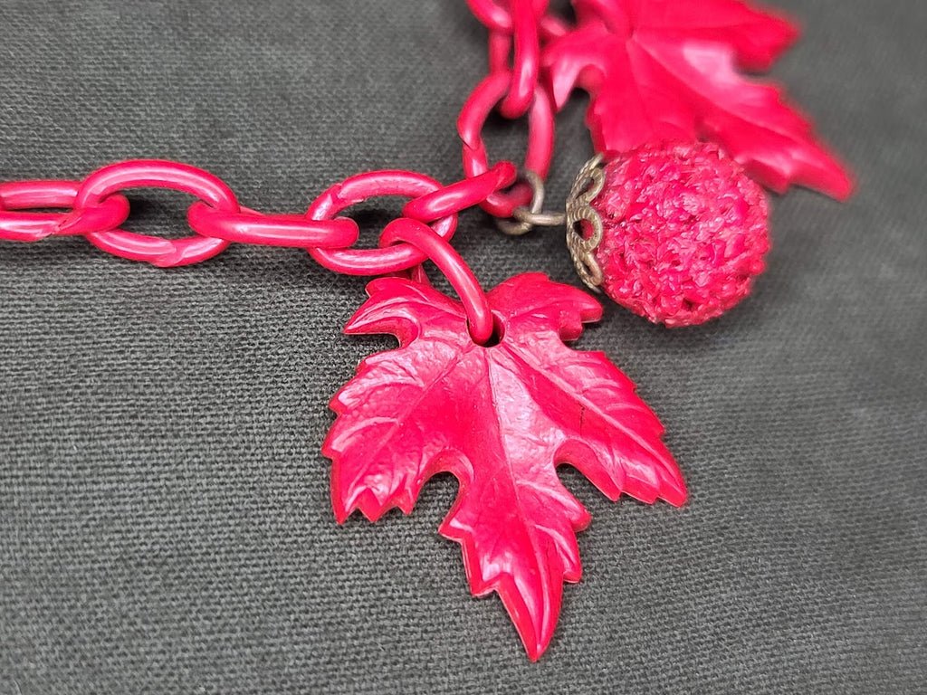 Red Leaf Necklace — image 4