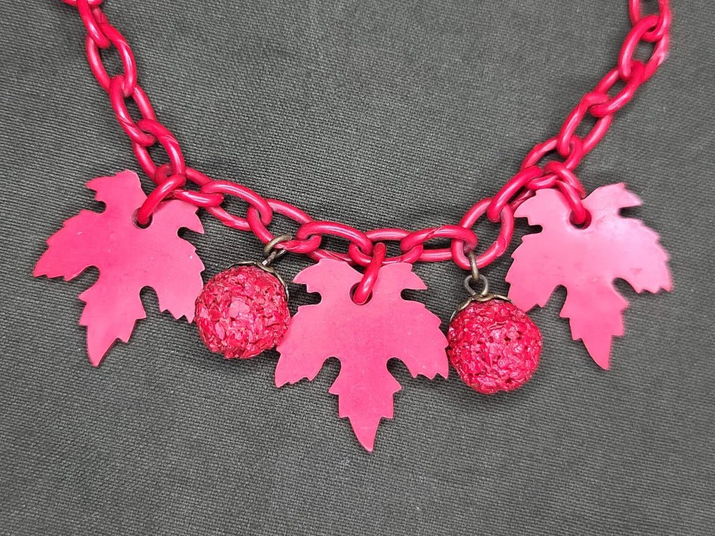 Red Leaf Necklace — image 6