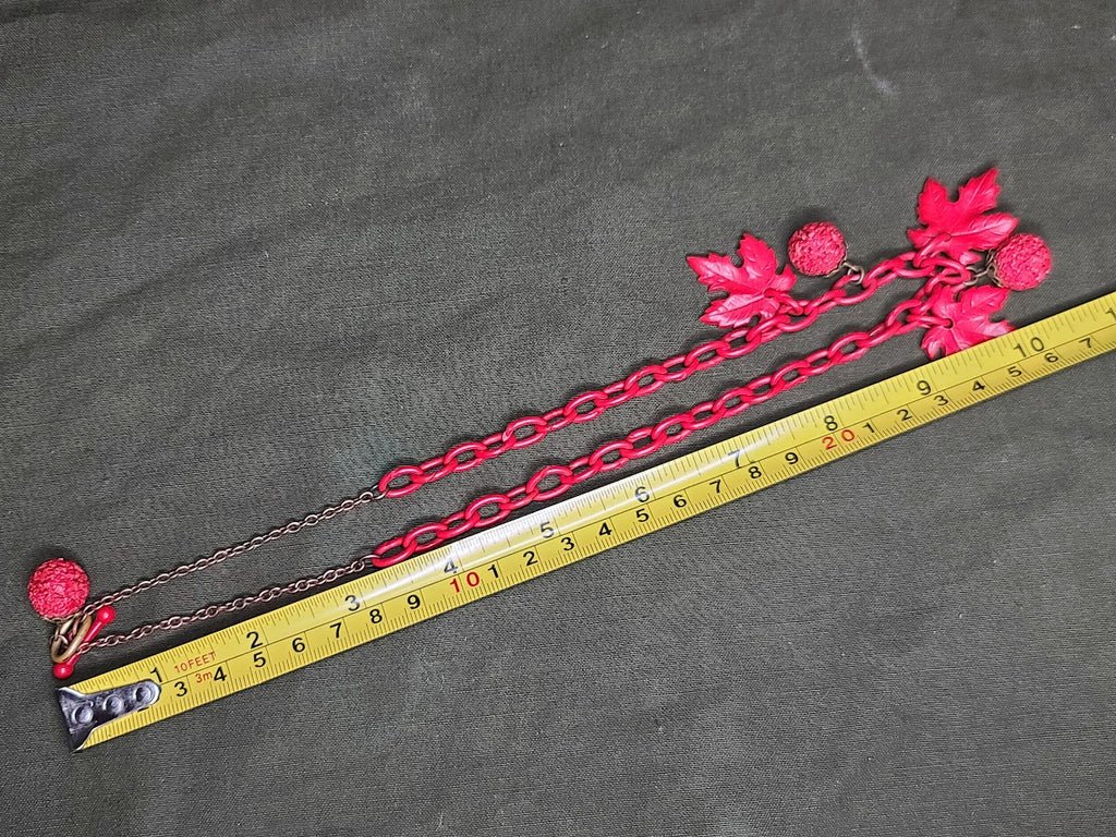 Red Leaf Necklace — image 7