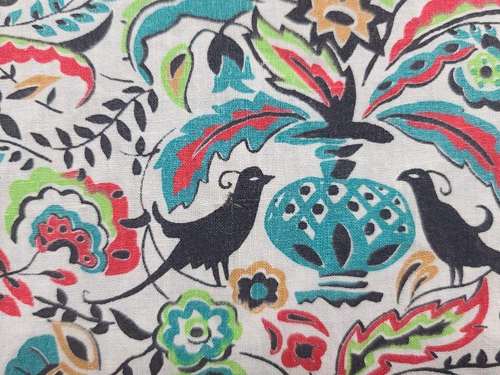 Black Dress with Novelty Print Apron(B-36' W-30' H-35.5') — image 11