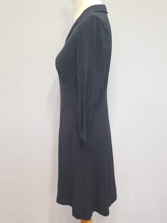 Black Dress with Novelty Print Apron(B-36' W-30' H-35.5') — image 18