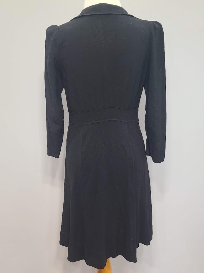 Black Dress with Novelty Print Apron(B-36' W-30' H-35.5') — image 19