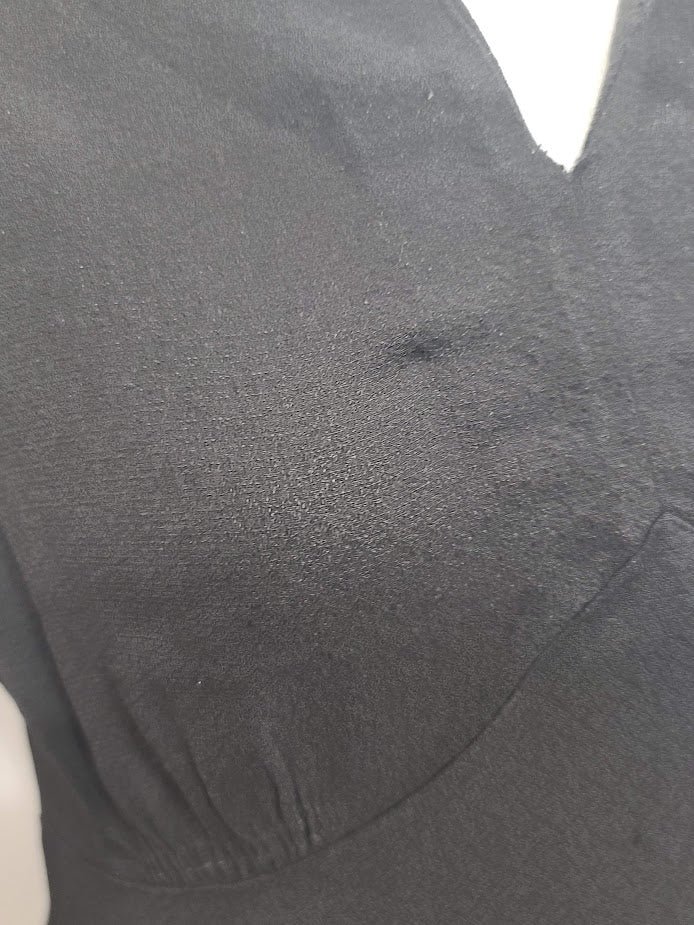 Black Dress with Novelty Print Apron(B-36' W-30' H-35.5') — image 23