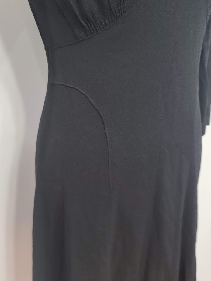 Black Dress with Novelty Print Apron(B-36' W-30' H-35.5') — image 24