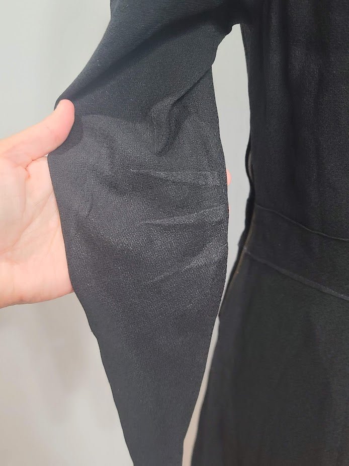 Black Dress with Novelty Print Apron(B-36' W-30' H-35.5') — image 28