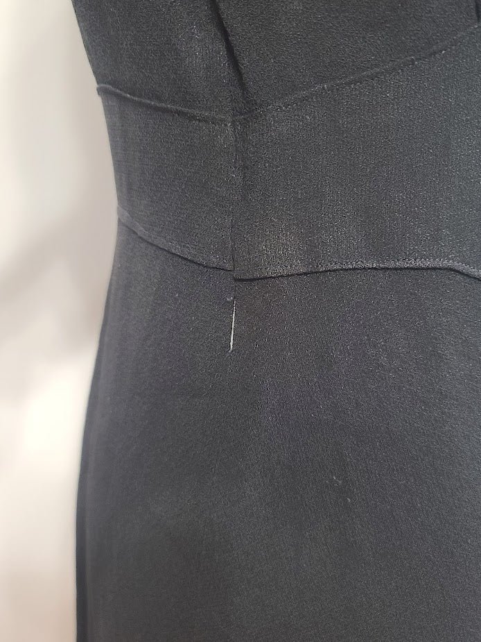 Black Dress with Novelty Print Apron(B-36' W-30' H-35.5') — image 29