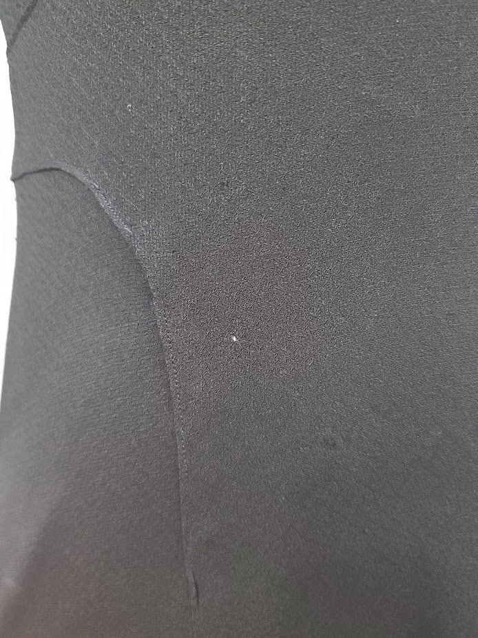 Black Dress with Novelty Print Apron(B-36' W-30' H-35.5') — image 30