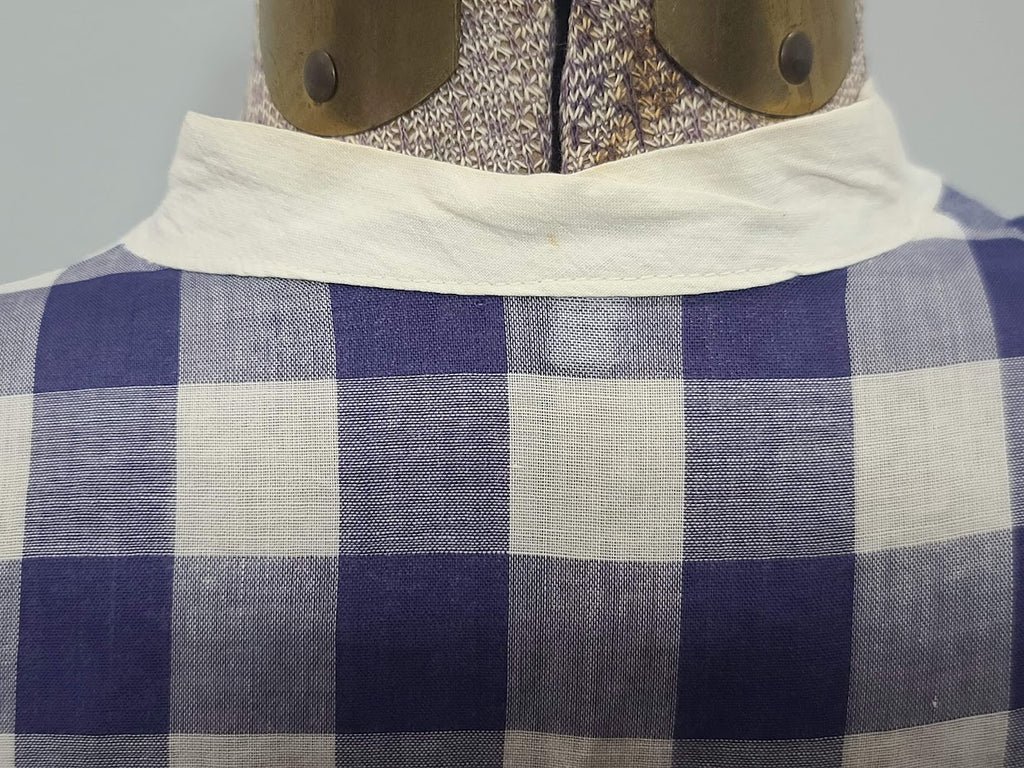 Blue and White Plaid Dress(B-36' W-27' H-39') — image 12