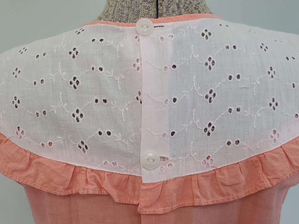 Pink and White Eyelet Dress(B-34' W-24' H-40') — image 8