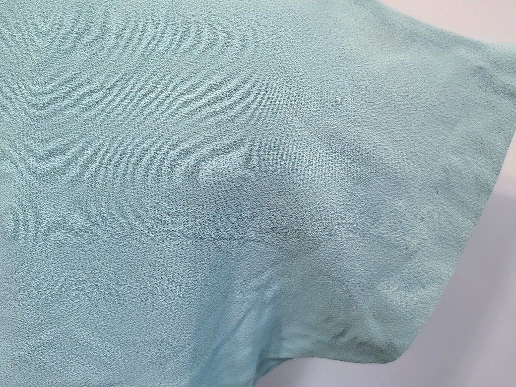 Robin's Egg Blue Dress with Pink Fan Design(B-33' W-24' H-32') — image 13