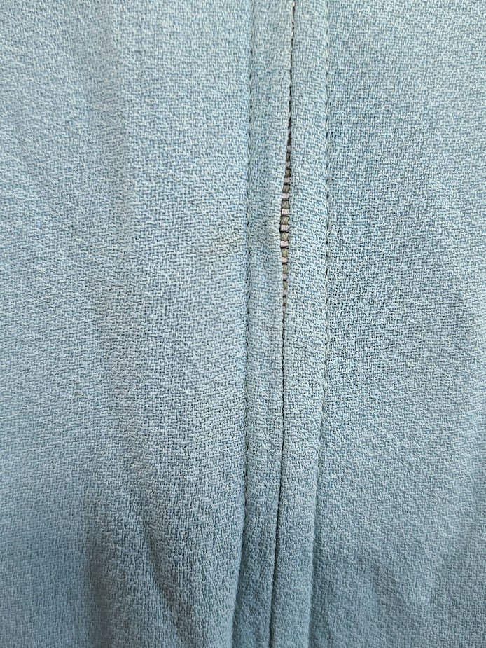 Robin's Egg Blue Dress with Pink Fan Design(B-33' W-24' H-32') — image 22