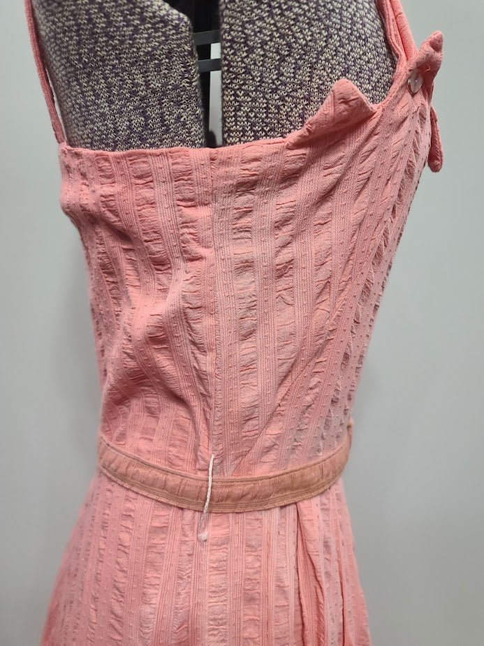 Pink Seersucker Sleeveless Dress(B-33' W-26') — image 14