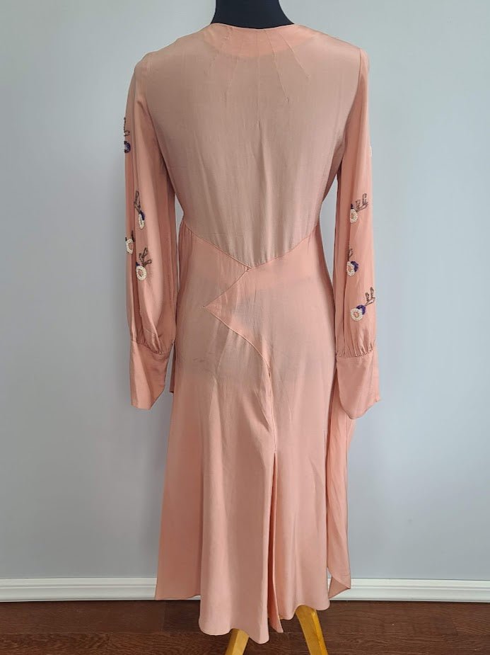 Pink Dress with Beading on Sleeves (Unique Style)(B-36' W-25'-31.5' H-35') — image 23