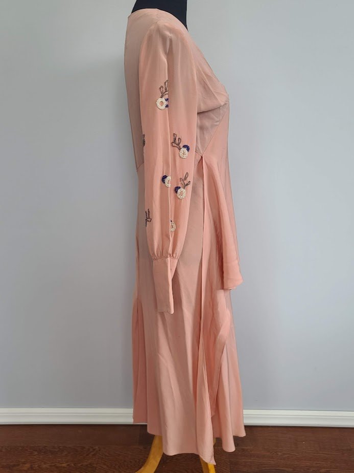 Pink Dress with Beading on Sleeves (Unique Style)(B-36' W-25'-31.5' H-35') — image 24