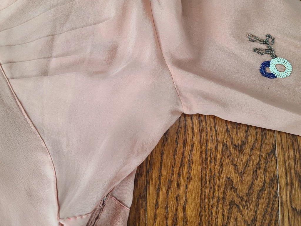 Pink Dress with Beading on Sleeves (Unique Style)(B-36' W-25'-31.5' H-35') — image 28