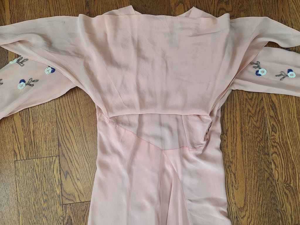 Pink Dress with Beading on Sleeves (Unique Style)(B-36' W-25'-31.5' H-35') — image 29