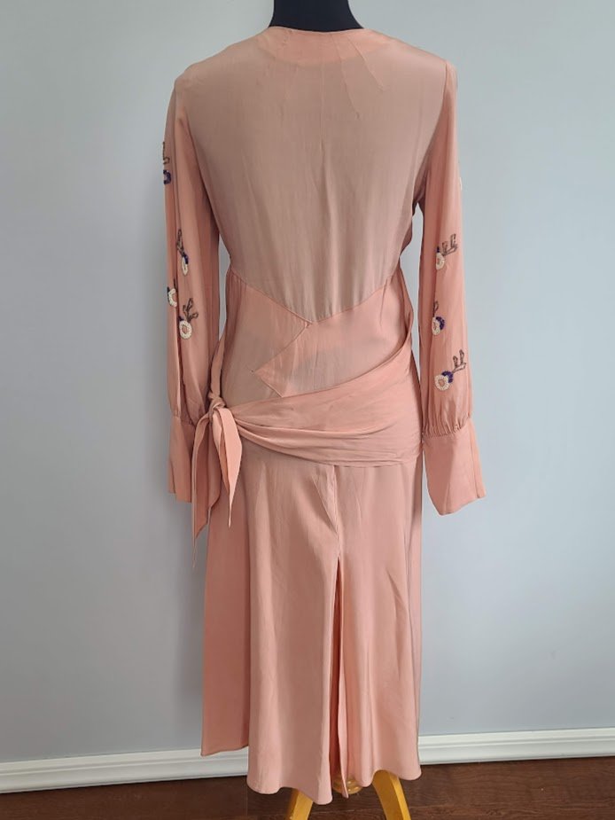 Pink Dress with Beading on Sleeves (Unique Style)(B-36' W-25'-31.5' H-35') — image 4