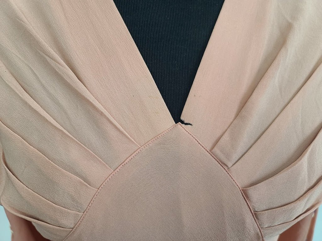 Pink Dress with Beading on Sleeves (Unique Style)(B-36' W-25'-31.5' H-35') — image 8