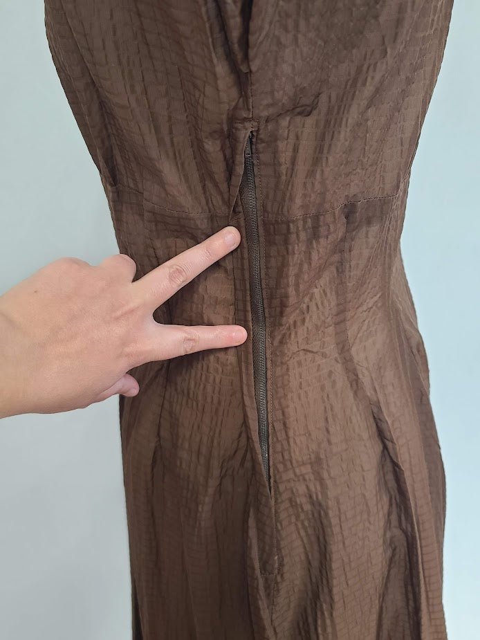 Brown Seersucker Dress & Bolero Jacket(B-37' W-30' H-46') — image 13