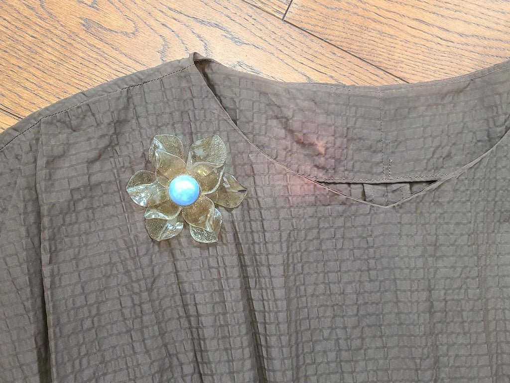 Brown Seersucker Dress & Bolero Jacket(B-37' W-30' H-46') — image 19