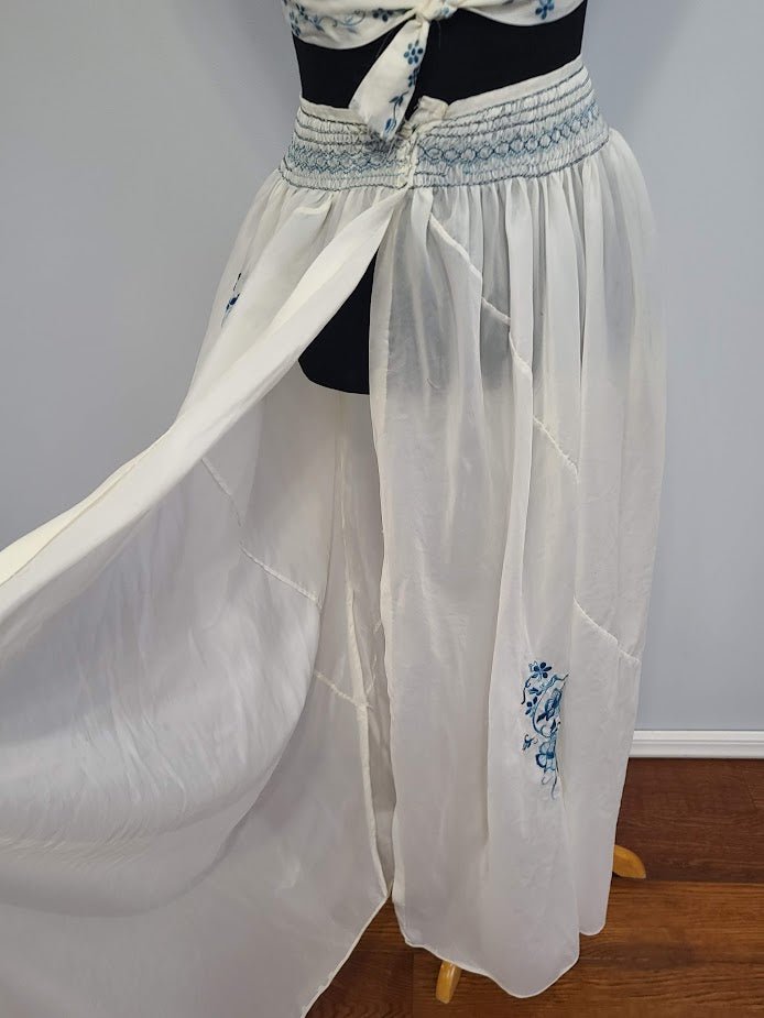 Bikini Top and Skirt Made from a Parachute(25' Waist) — image 21