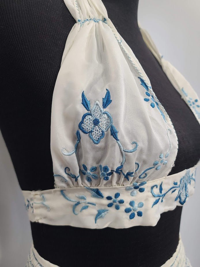 Bikini Top and Skirt Made from a Parachute(25' Waist) — image 7