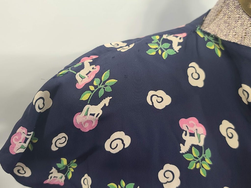 Horse Novelty Print Peplum Dress (as-is)(B-34' W-26' H-33') — image 12