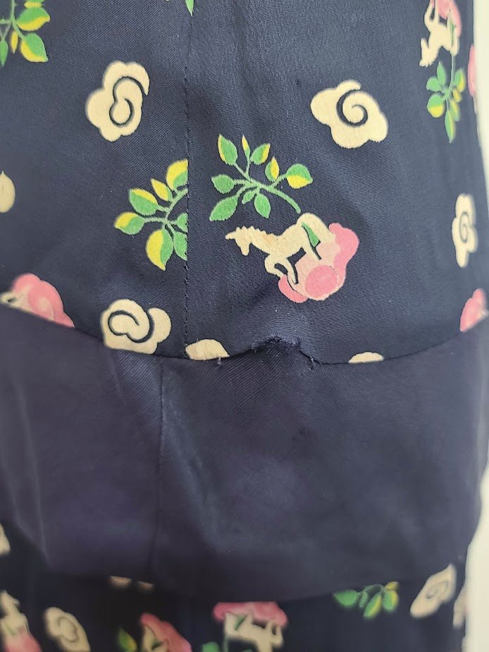 Horse Novelty Print Peplum Dress (as-is)(B-34' W-26' H-33') — image 27