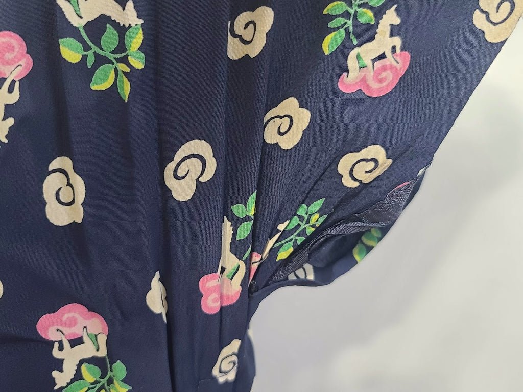 Horse Novelty Print Peplum Dress (as-is)(B-34' W-26' H-33') — image 28