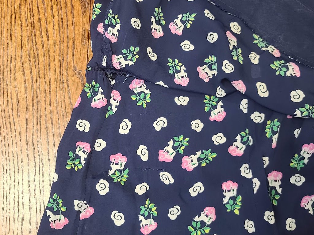 Horse Novelty Print Peplum Dress (as-is)(B-34' W-26' H-33') — image 29