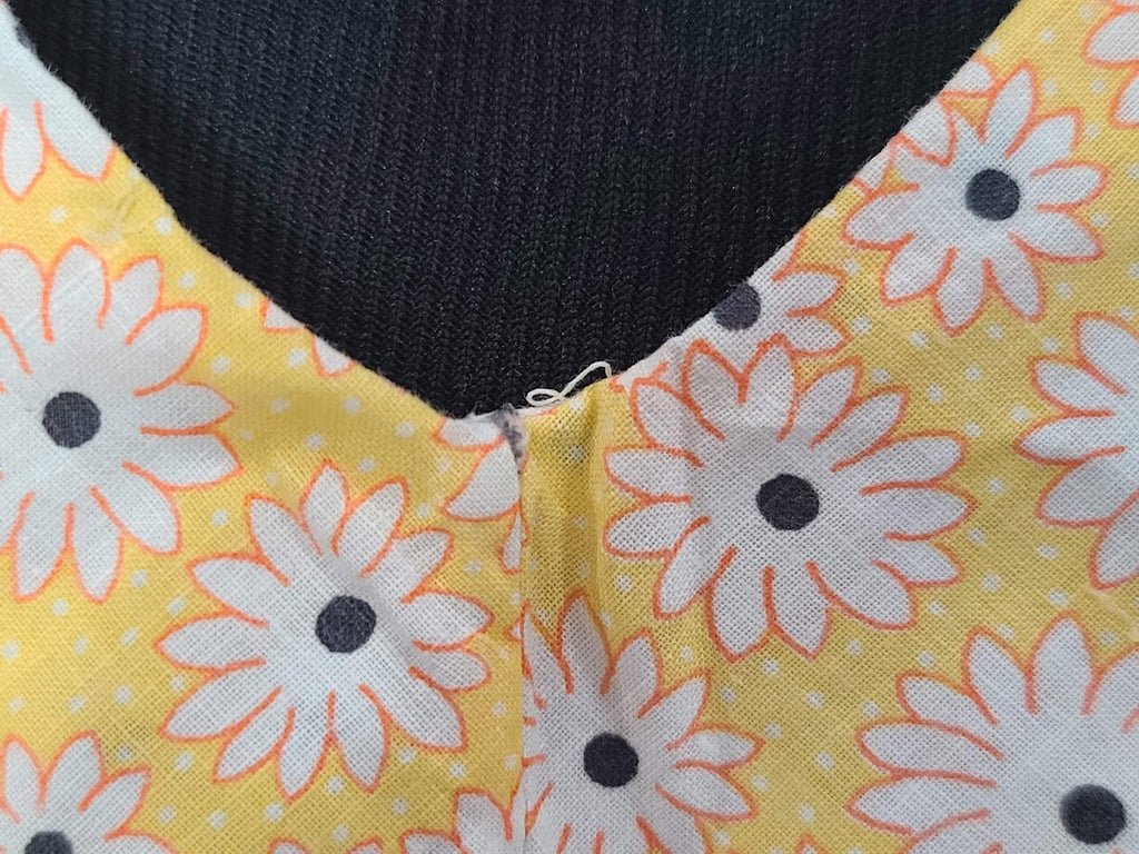 Handmade Yellow Sunflower Print Dress(B-36' W-34' H-44') — image 6