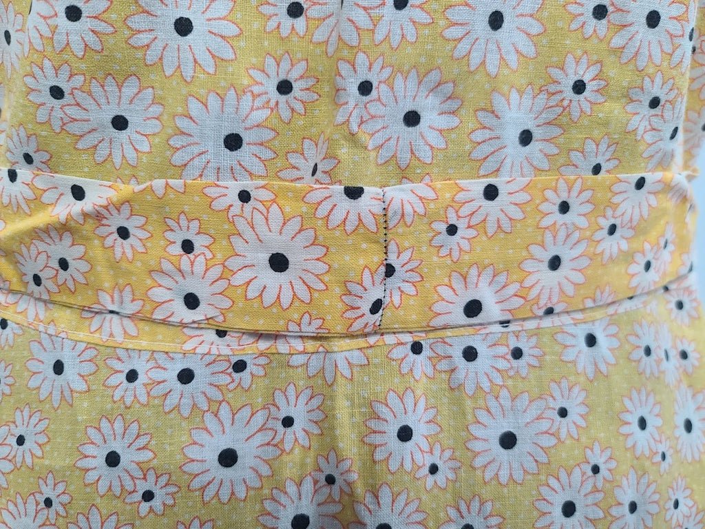 Handmade Yellow Sunflower Print Dress(B-36' W-34' H-44') — image 8