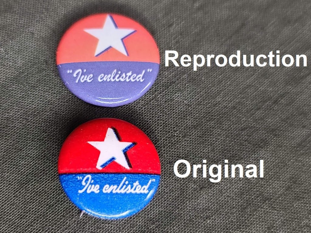 Repro 'I've Enlisted' Pinback Button — image 2