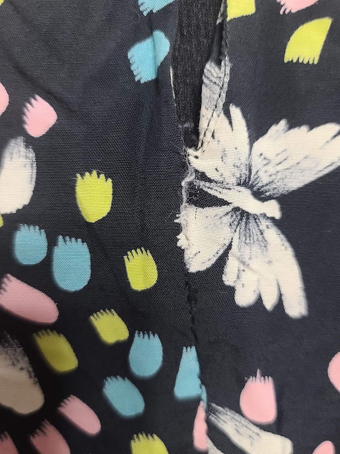 Butterfly Novelty Print Peplum Dress(B-41' W-32' H-38') — image 12