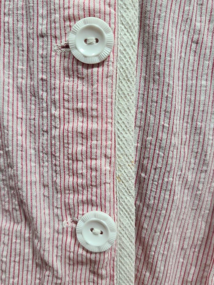 Pink and White Striped Dress (as-is)(B-37' W-27.5' H-37') — image 13